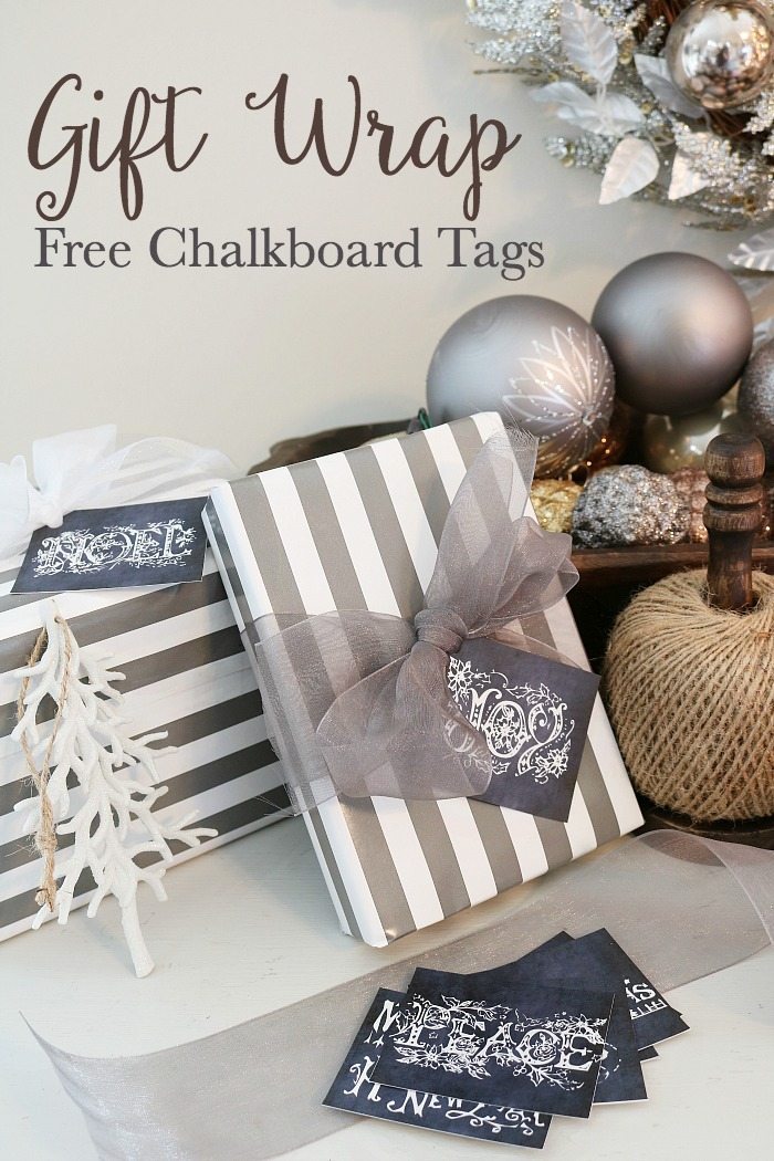 HEY LOOK: FREEBIES: CHALKBOARD GIFT TAGS + WRAPPING PAPER