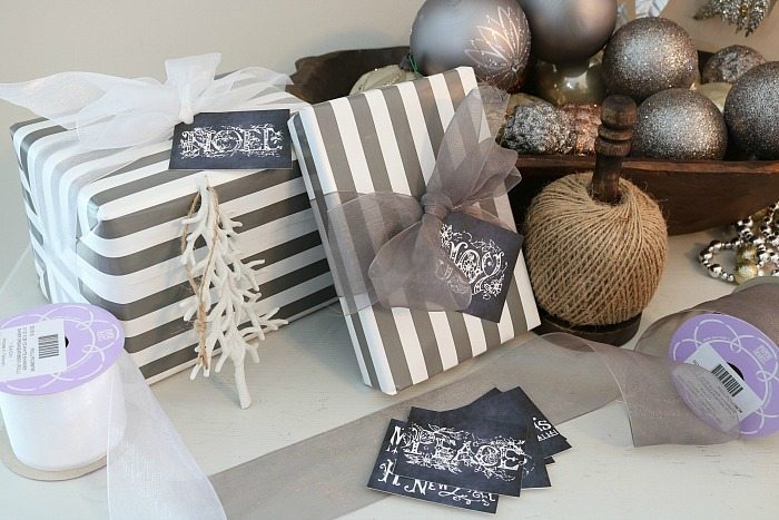 Wrapping station - perfect spot to wrap gifts