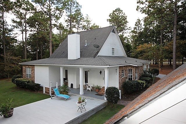 Back porch and patio