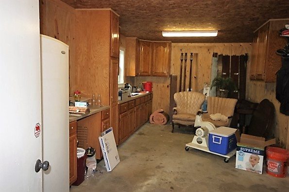 Before garage kitchen