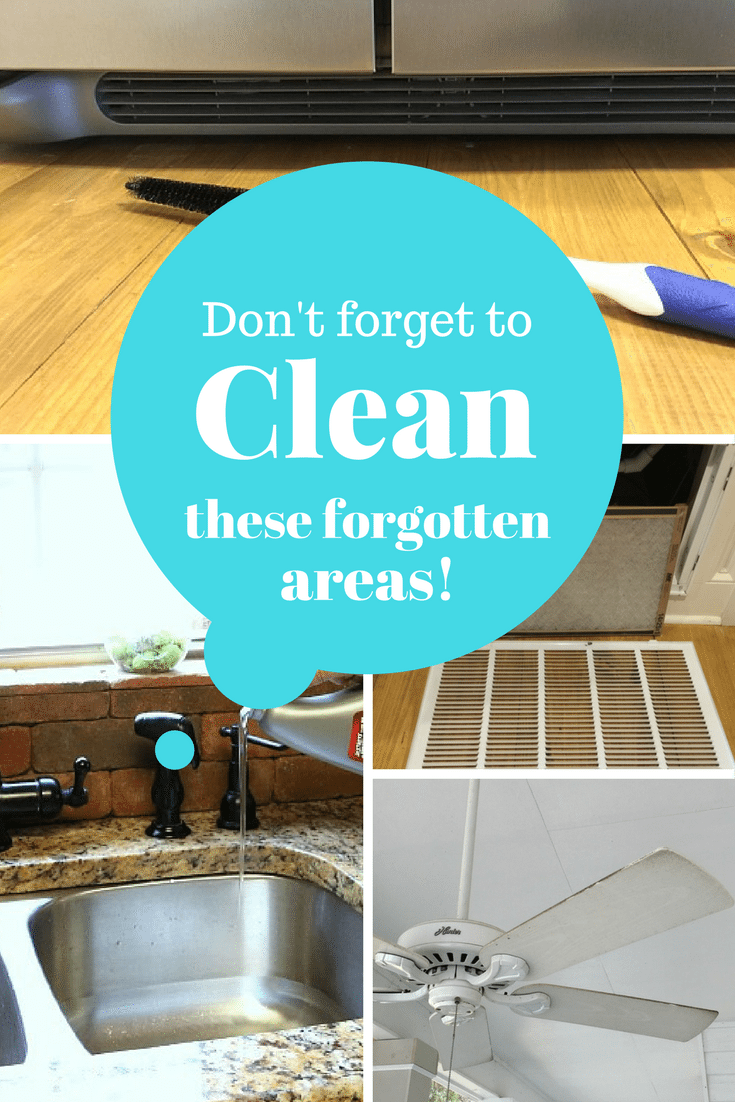 Clean these forgotten areas