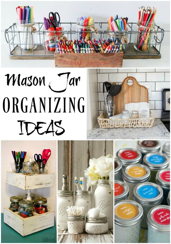 Mason Jar Organizing Ideas