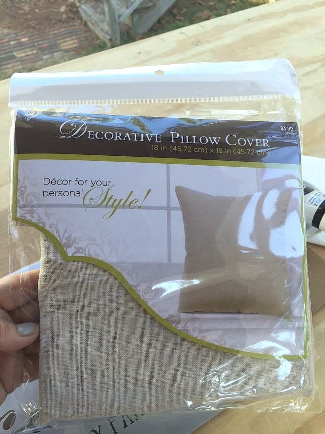 Great pillow cover get it on sale for less than 3 dollars at Hobby Lobby