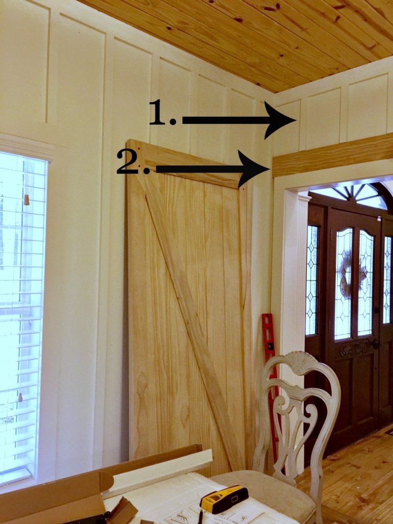 How to add a barn door to a board and batten wall