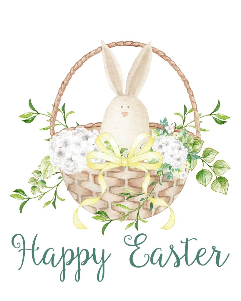Happy Easter Bunny Print | Refresh Restyle
