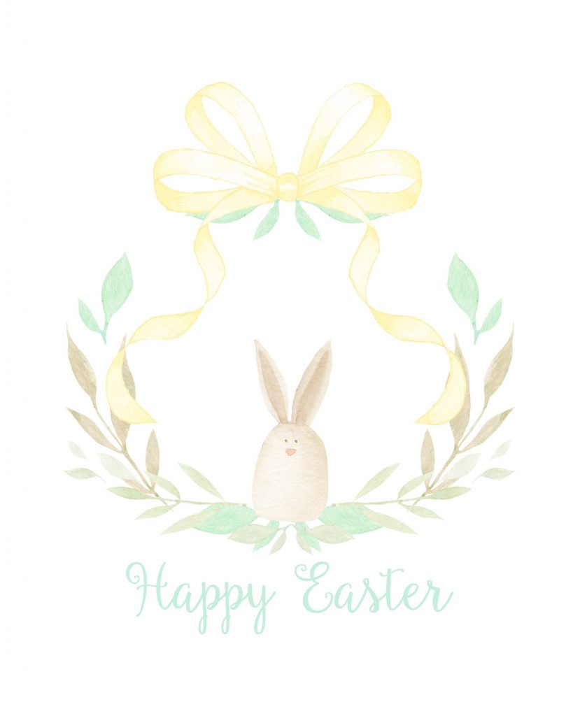 Happy Easter Bunny Print - Refresh Restyle