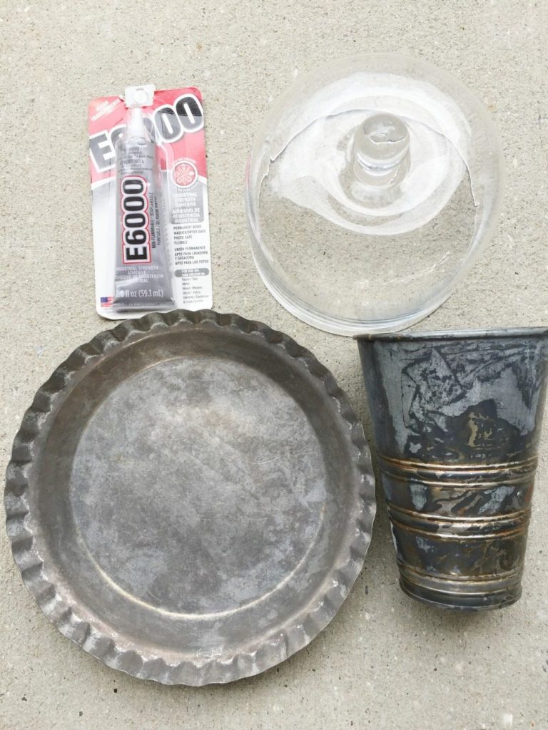 Galvanized cake plate sale