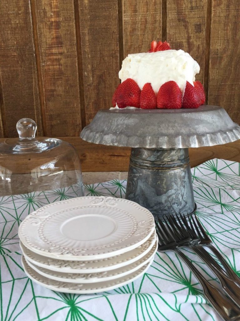 Galvanized cake stand best sale