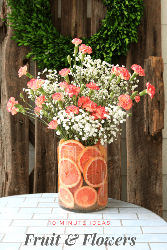 fruit flower arrangement