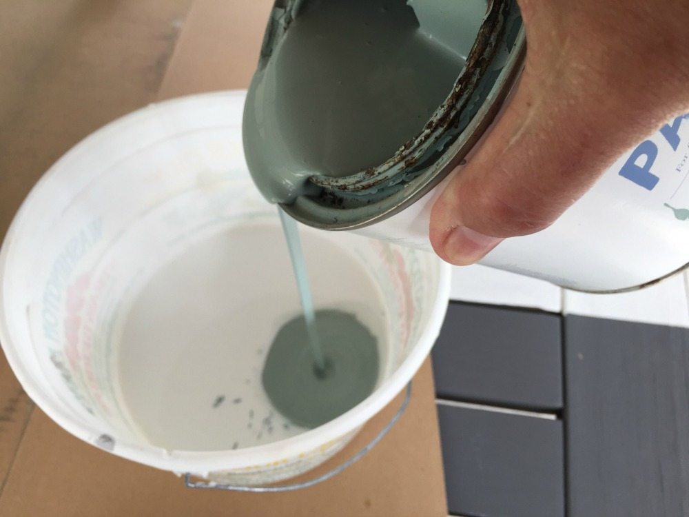 Mix chalk paint with fabric media to achieve a softer painted fabric