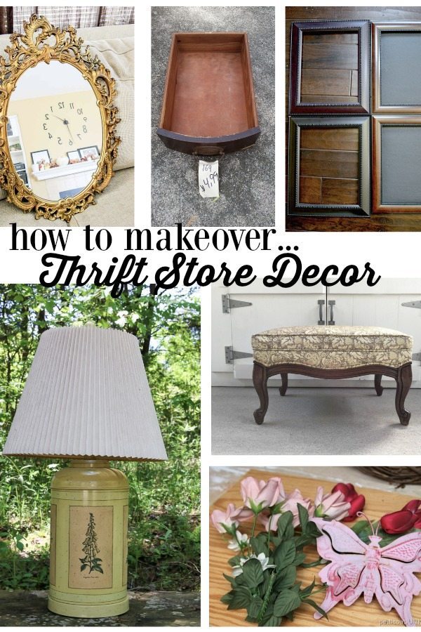 how to make over thrift store decor to use in your home