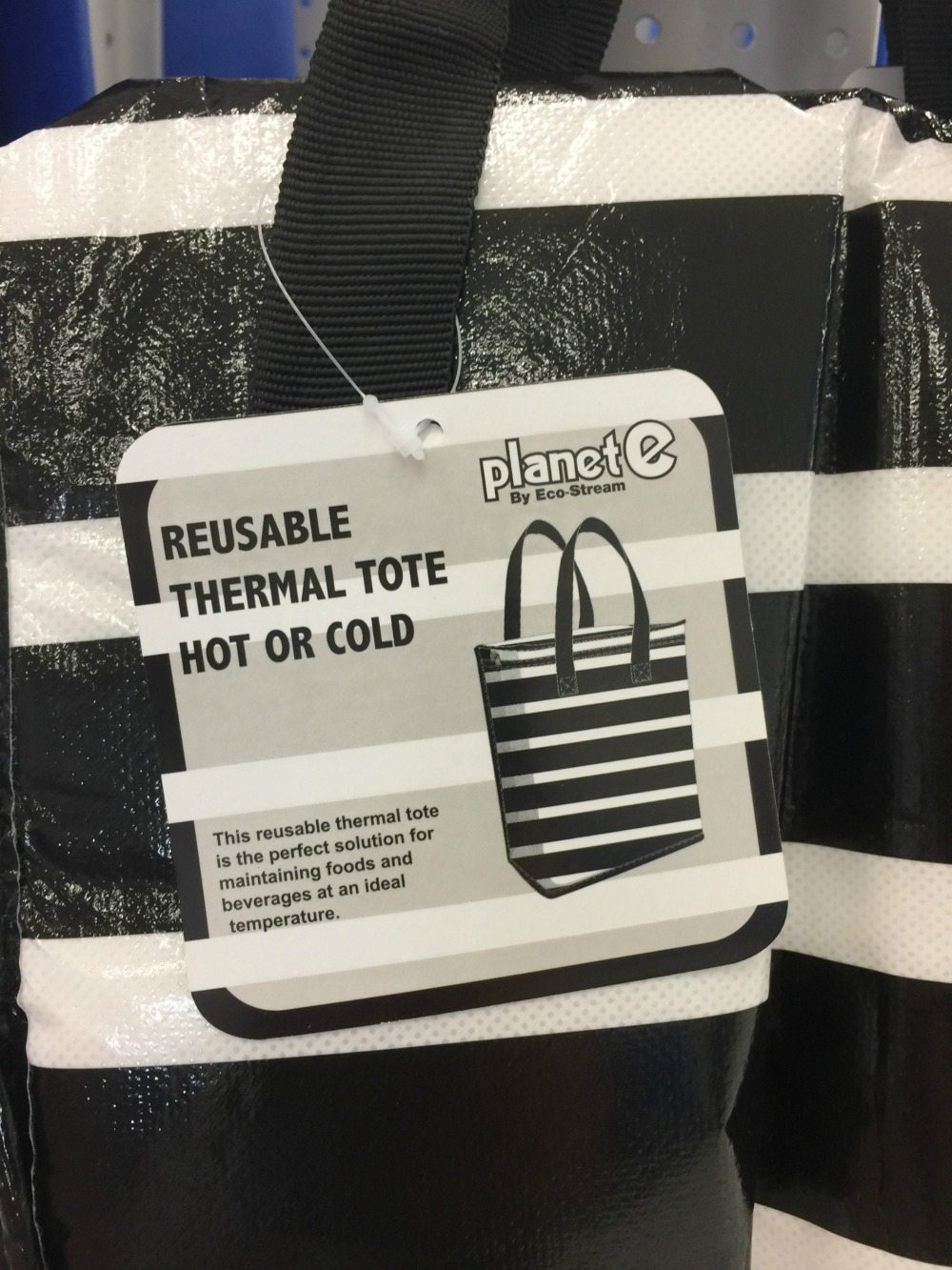 Reusable thermal tote perfect for beach days too