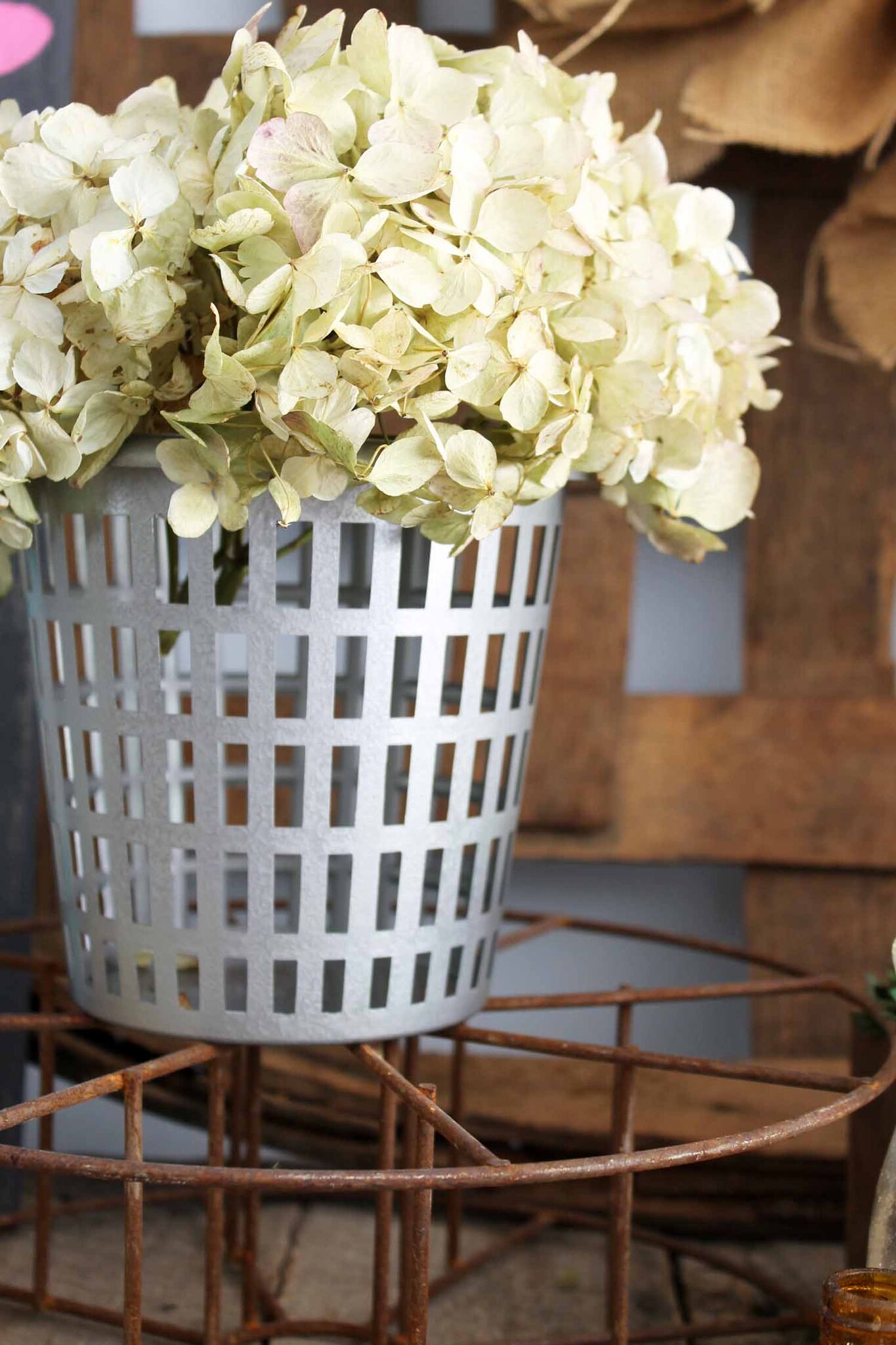 The perfect rustic touch for farmhouse decor the olive basket