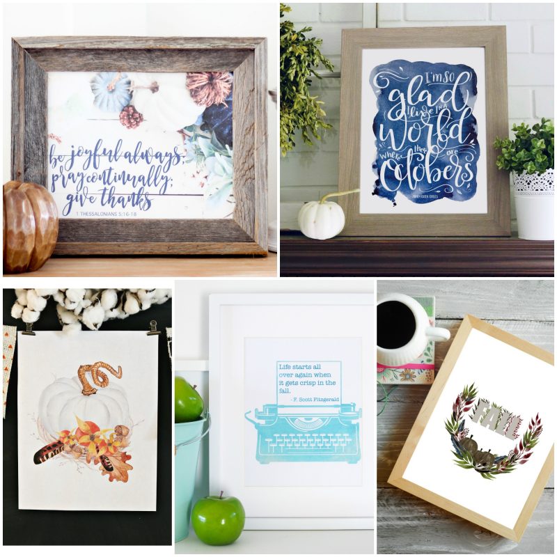 15 Fall Printables