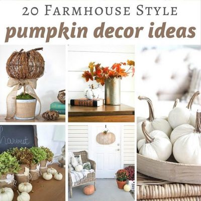 Farmhouse Style Pumpkin Decor Ideas - Refresh Restyle