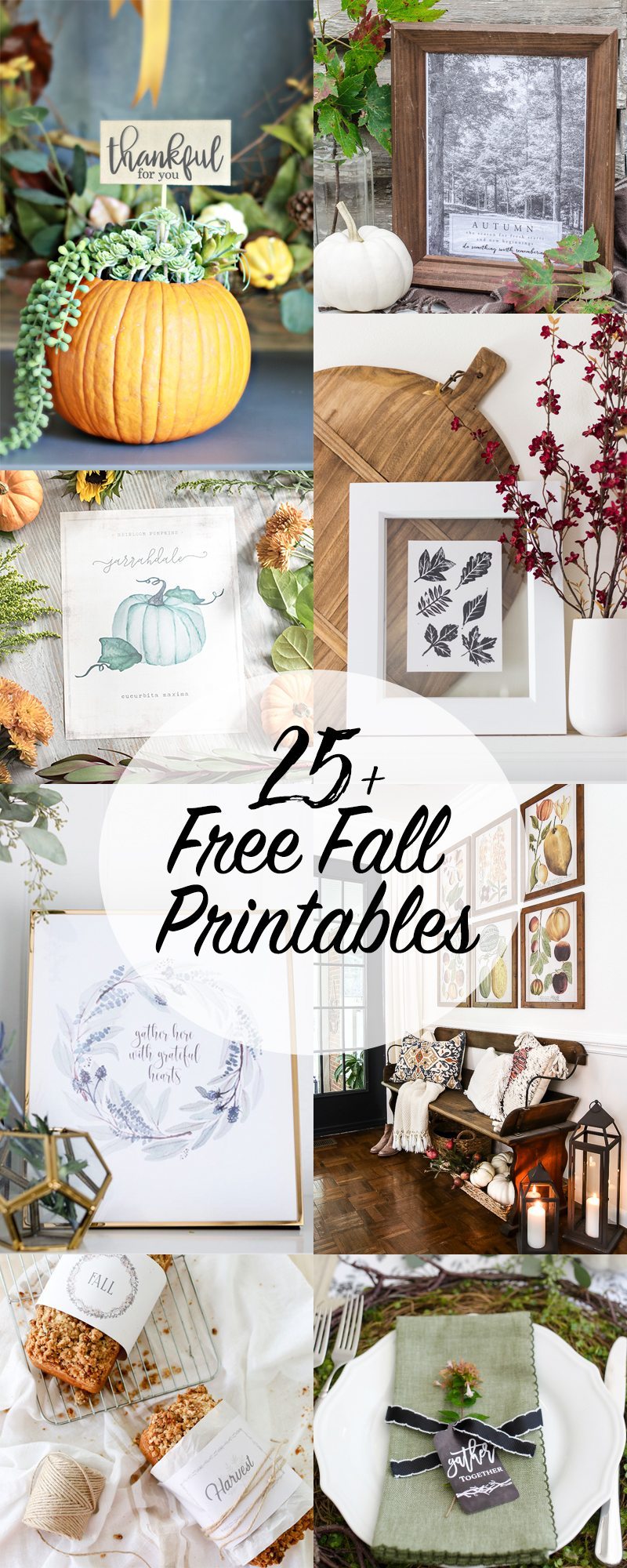 25 Free Fall Printables