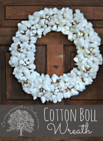 Cotton-Boll-Wreath