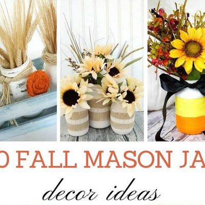 Love these Fall Mason Jar Ideas