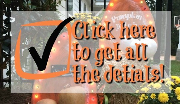 Sign up Make these fall harvest yard signs