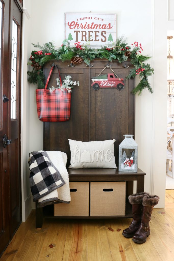 Hall tree best sale decor ideas