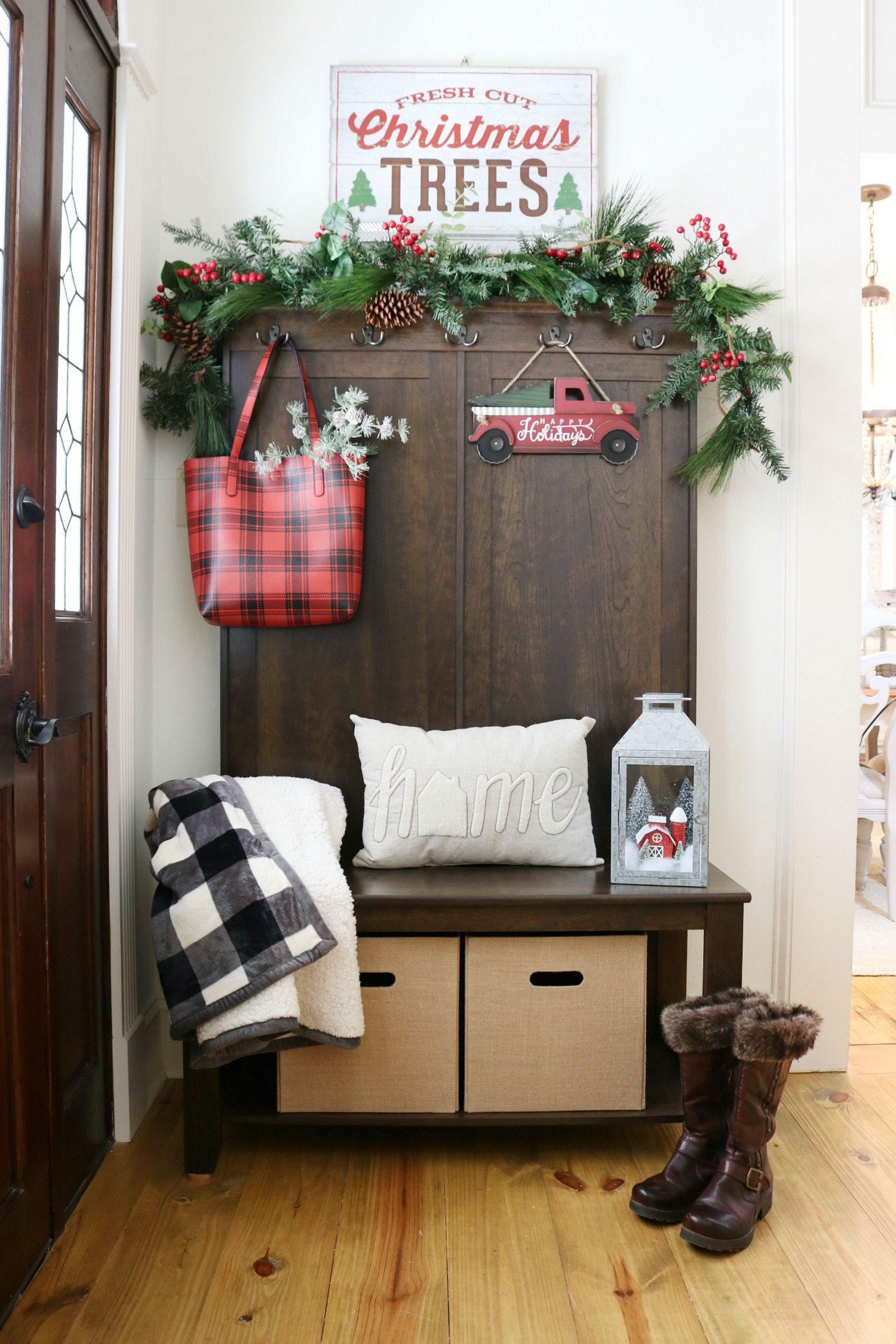 Create a warm and welcoming entry on a budget