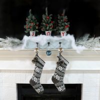 DIY Stocking hanger for Christmas stockings
