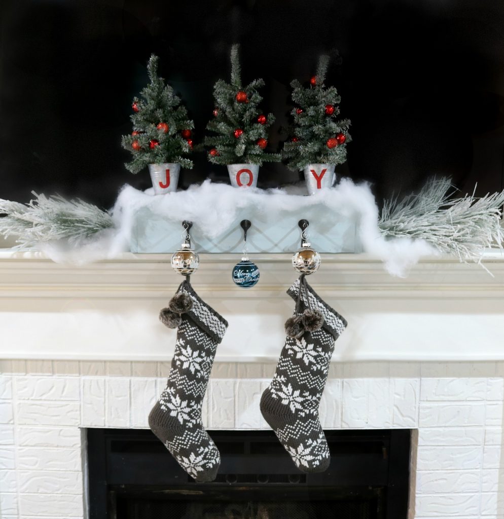 DIY Stocking hanger for Christmas stockings