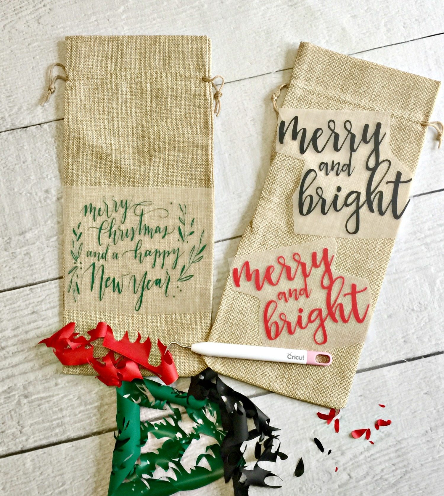 cute wine gift bags