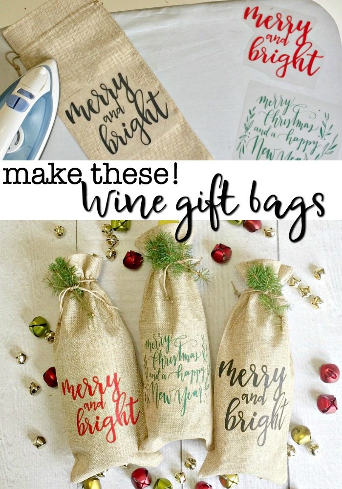 Make these for Christmas gifts we all love the gift of wine