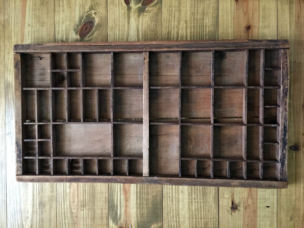 Old printers tray is now an advent calendar