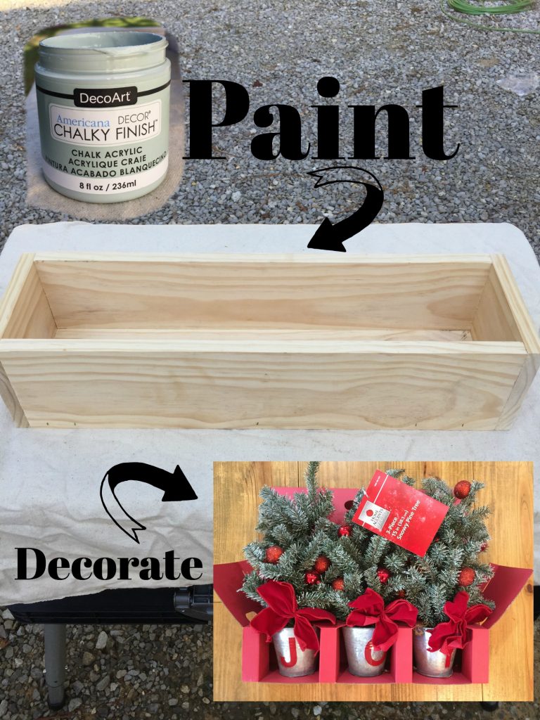 Paint and decorate your Christmas stocking hanger