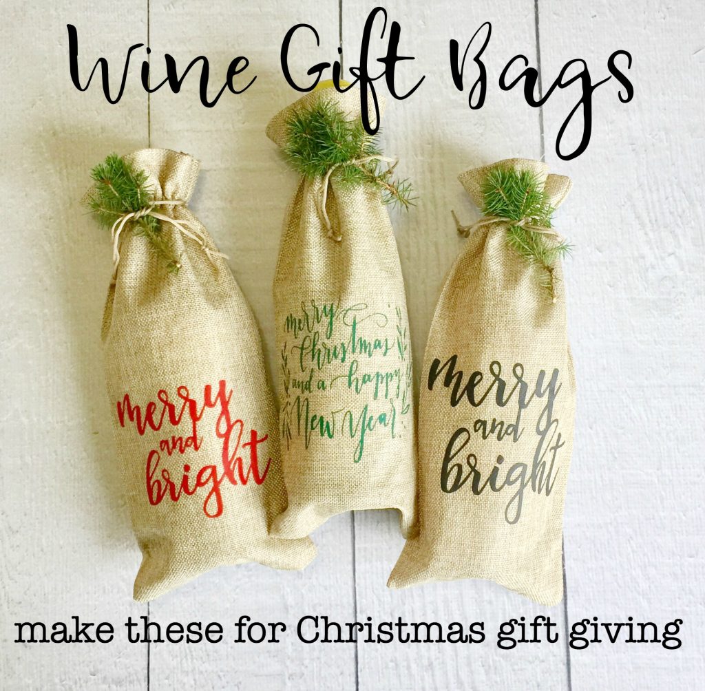 Personalised wine gift online bags