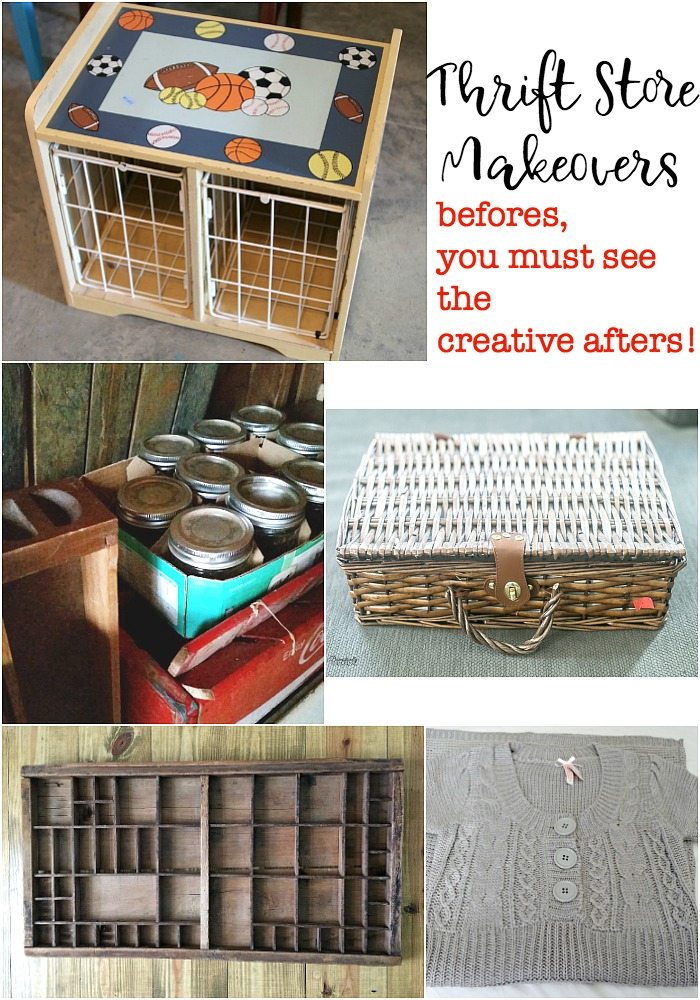 Thrift store makeovers must see the afters