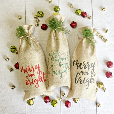 Wine bags make great Christmas gifts