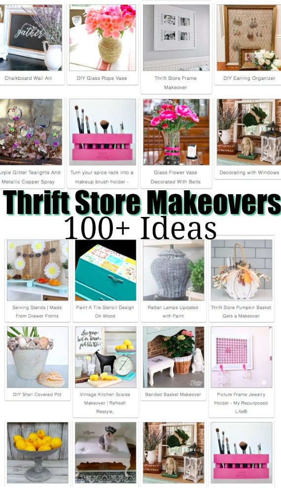 100 ideas for thrift store makeovers