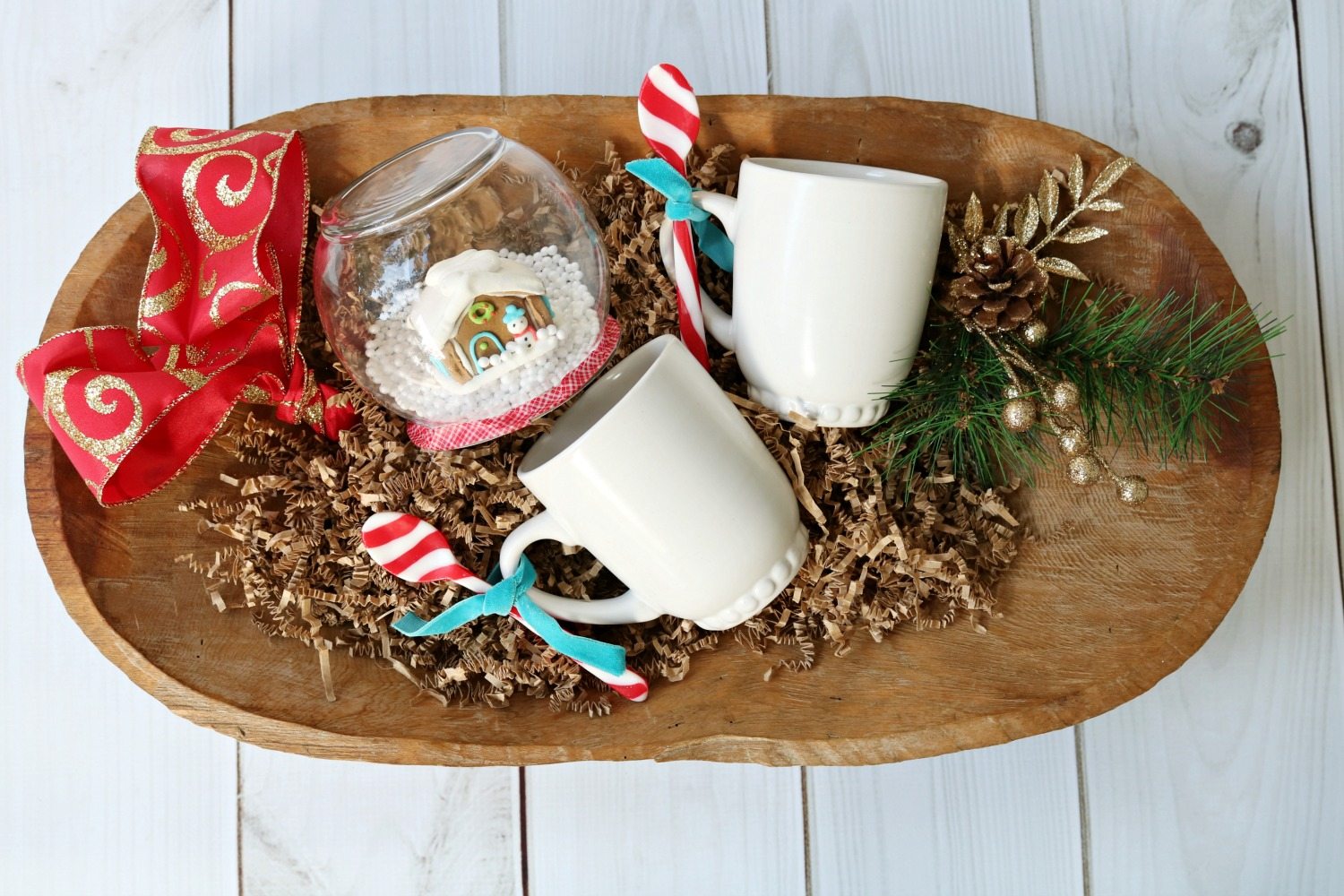 Dough bowl filled gift idea