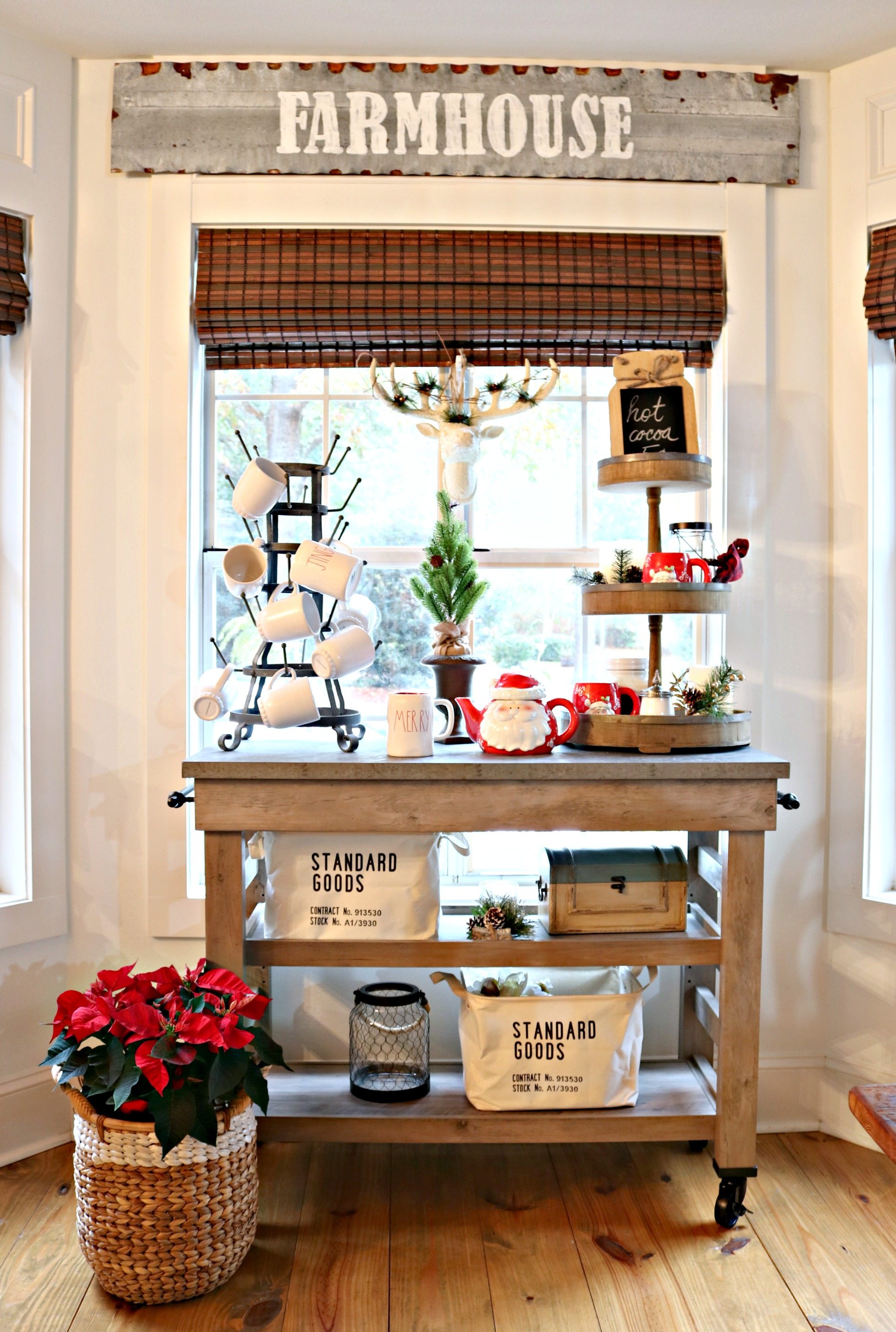 Farmhouse Christmas Coffee Bar - Farmhouse by Design