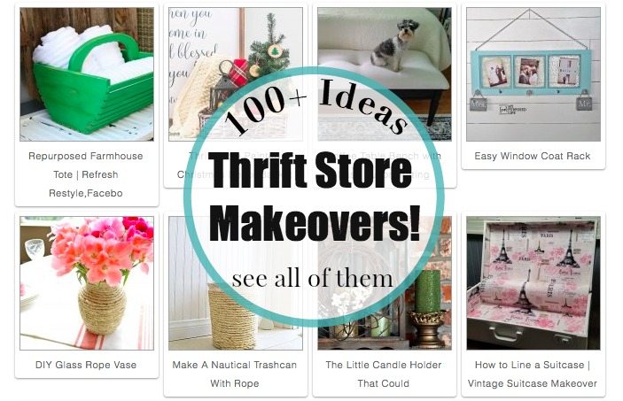 Thrift store makeover you must see over 100 of them