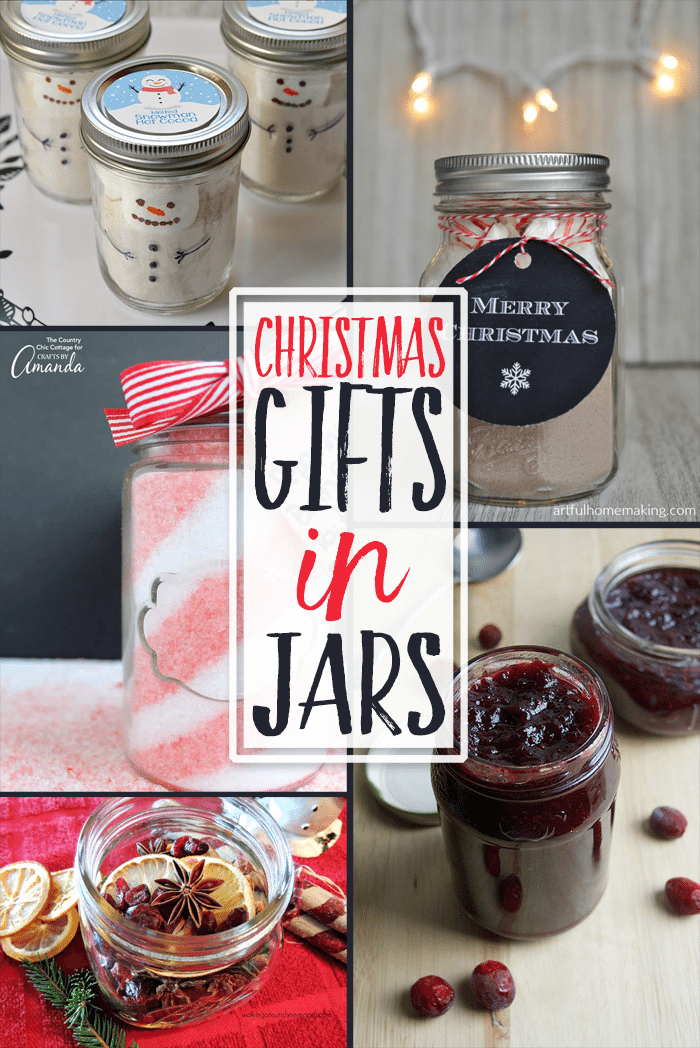 christmas gifts in jars