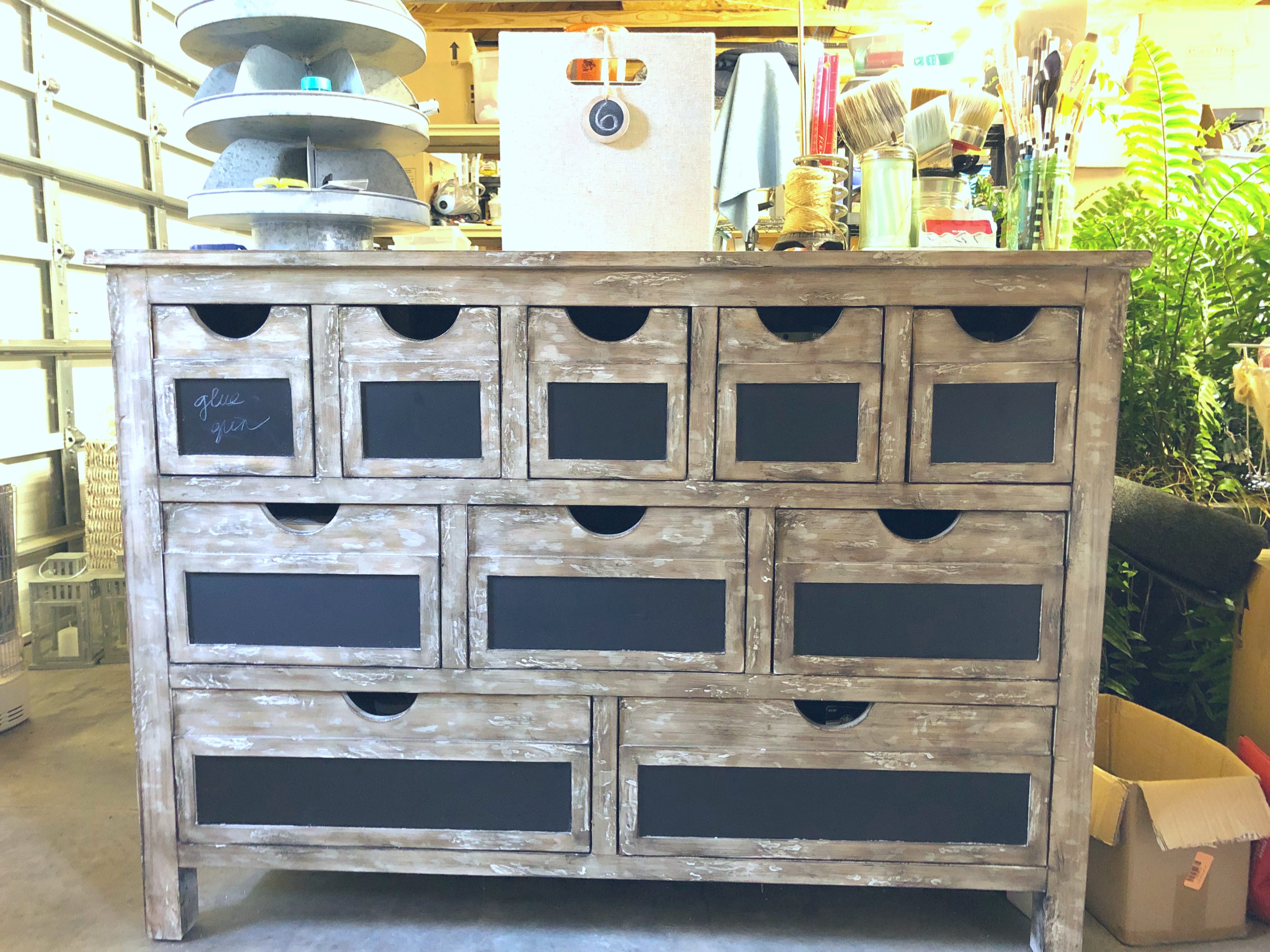 Craft supply dresser