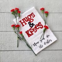 Perfect gift idea Hugs & Kisses Towel