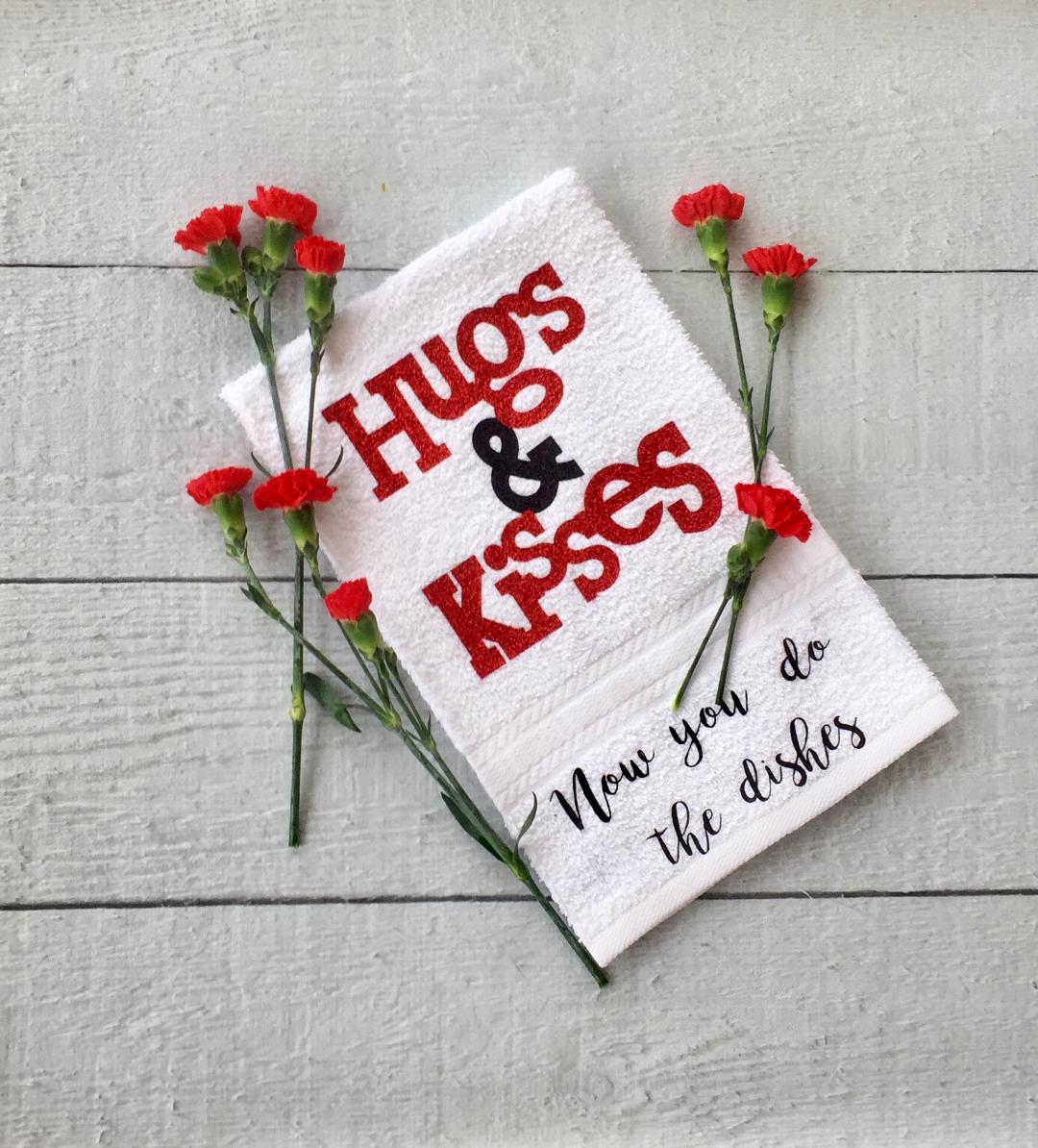 Perfect gift idea Hugs & Kisses Towel