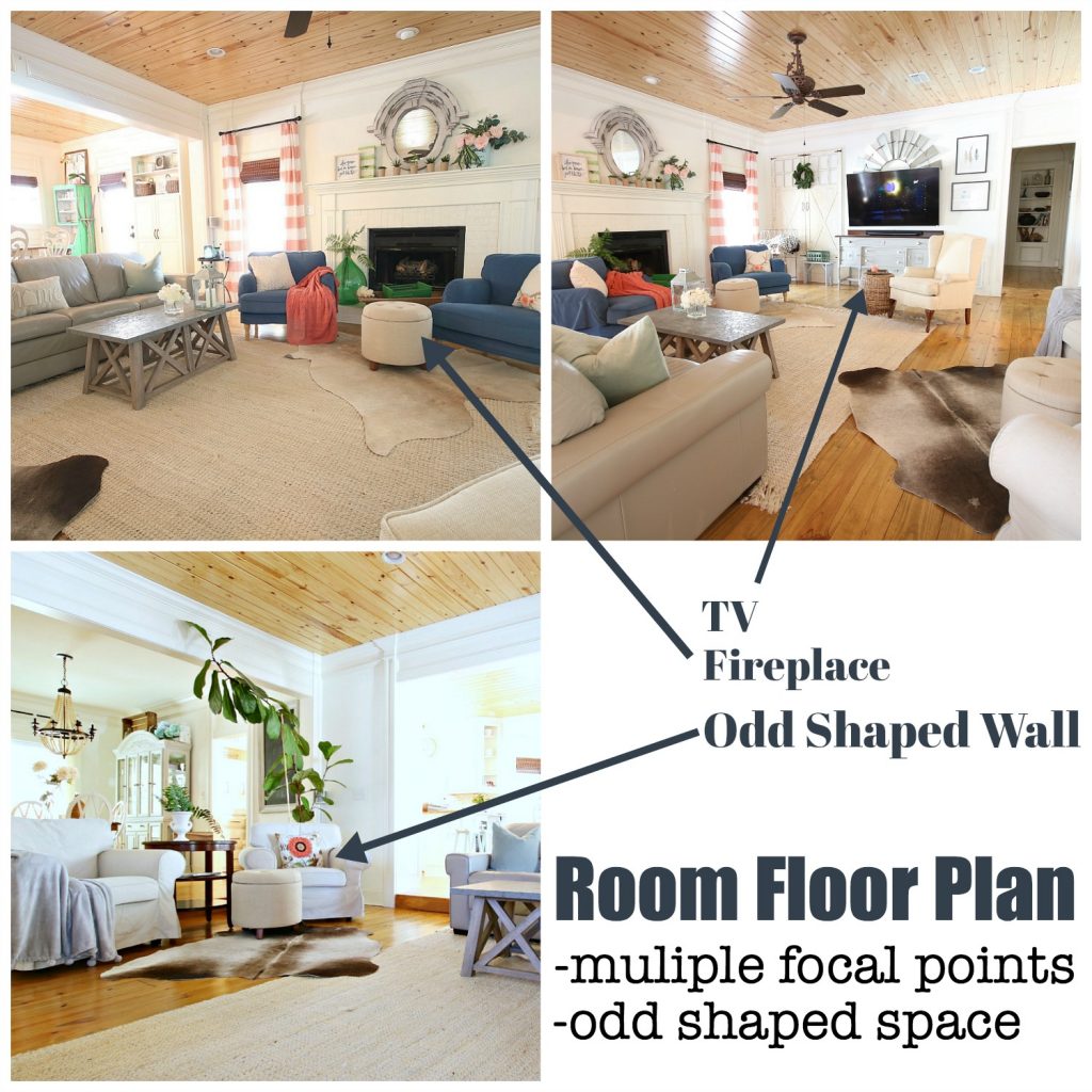 Open Floor Plan Unique Shape Refresh Restyle