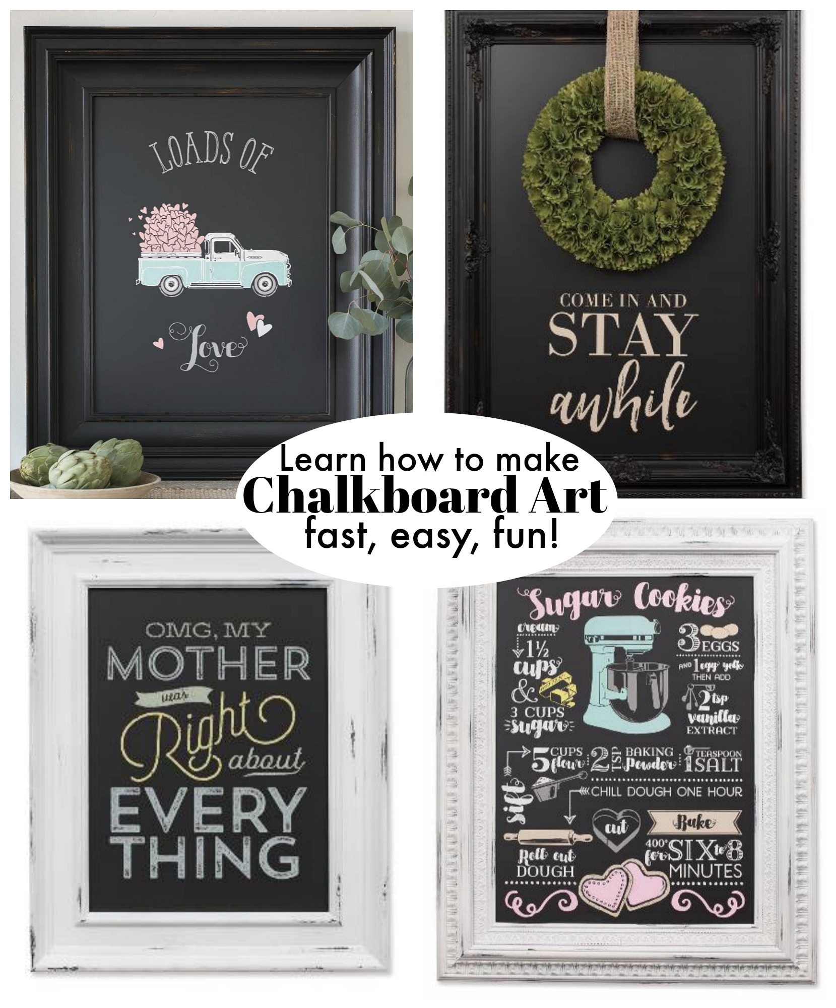 Chalk Couture: Create Your Own Chalkboard Art - Refresh Restyle