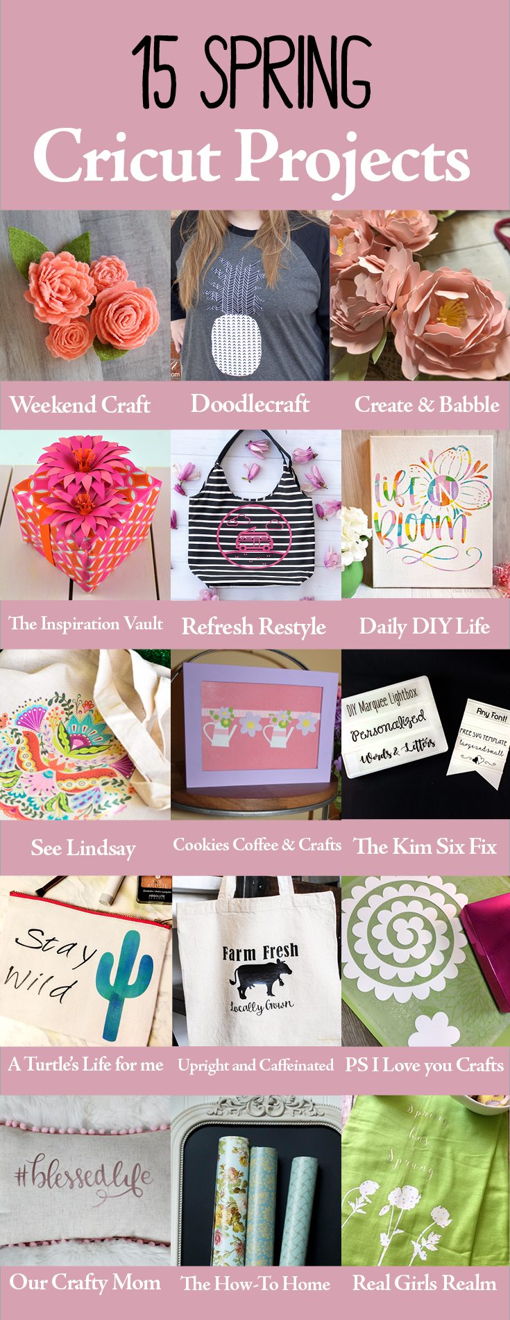 15 Spring Cricut ideas