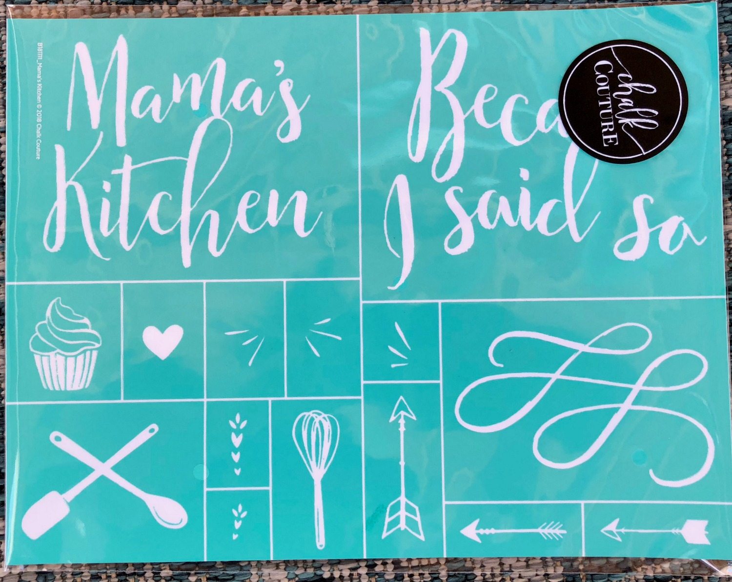 Chalk Couture Mama's Kitchen transfer