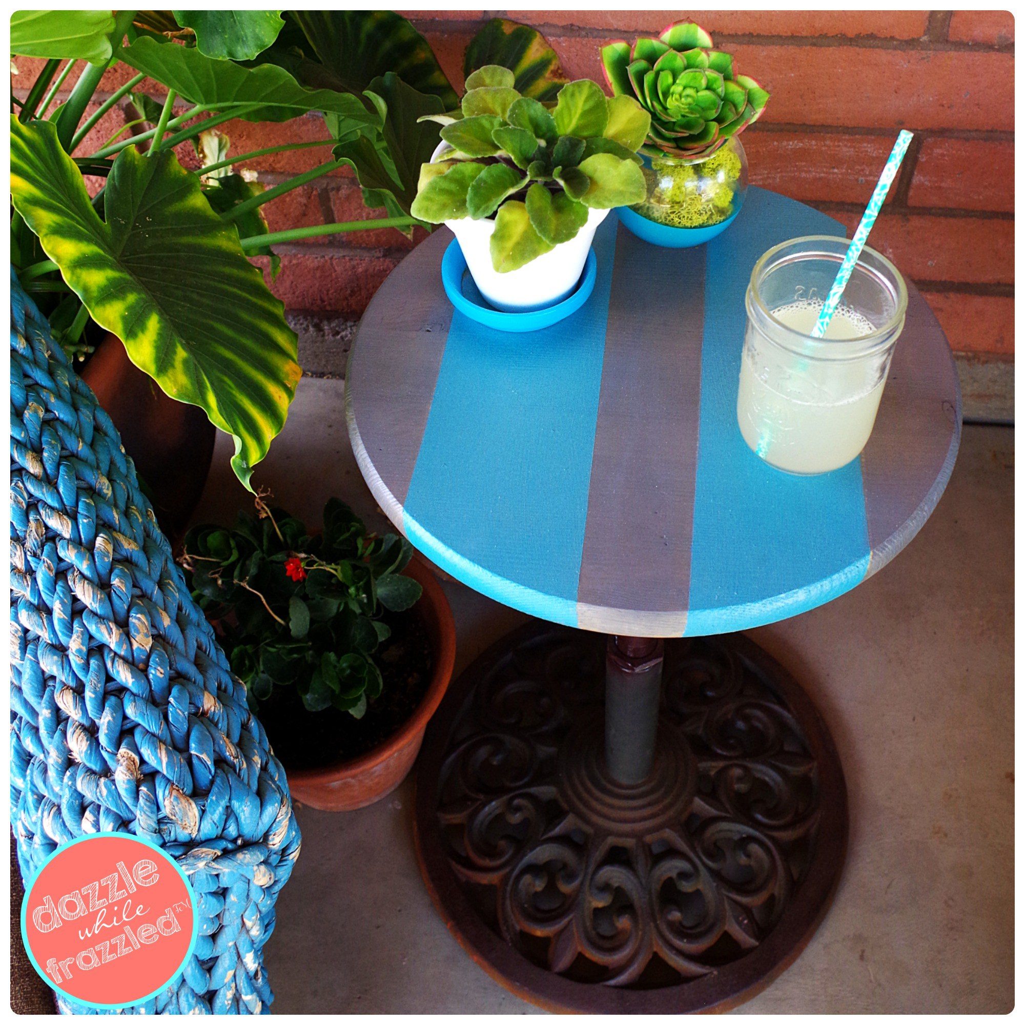 DIY-Umbrella-Stand-Patio-Side-Table-collage-7