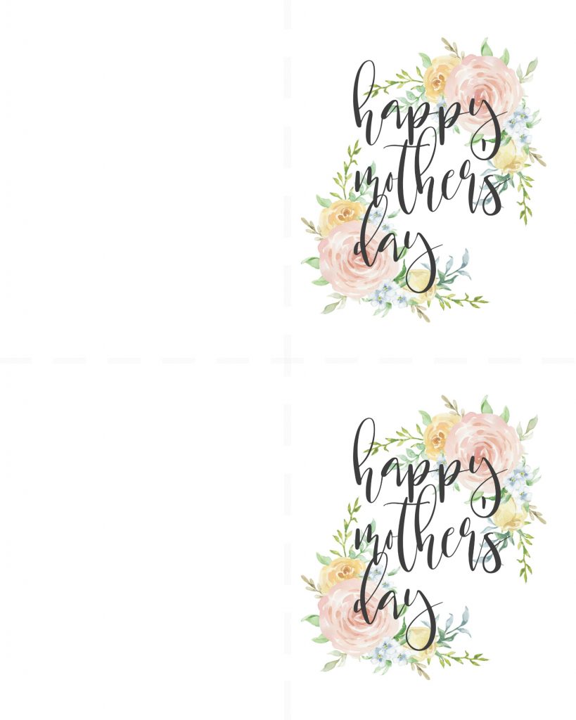 Free Printable Mother&rsquo;s Day Card