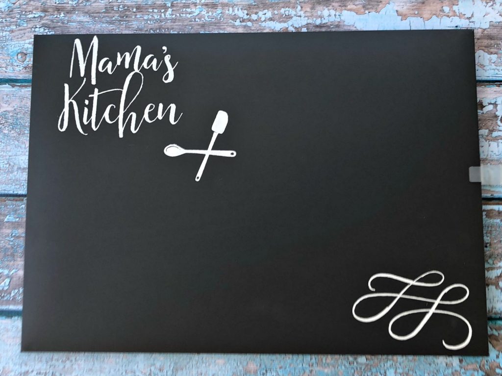 Chalkboard art for the kitchen! Mama will love it! Fast and easy