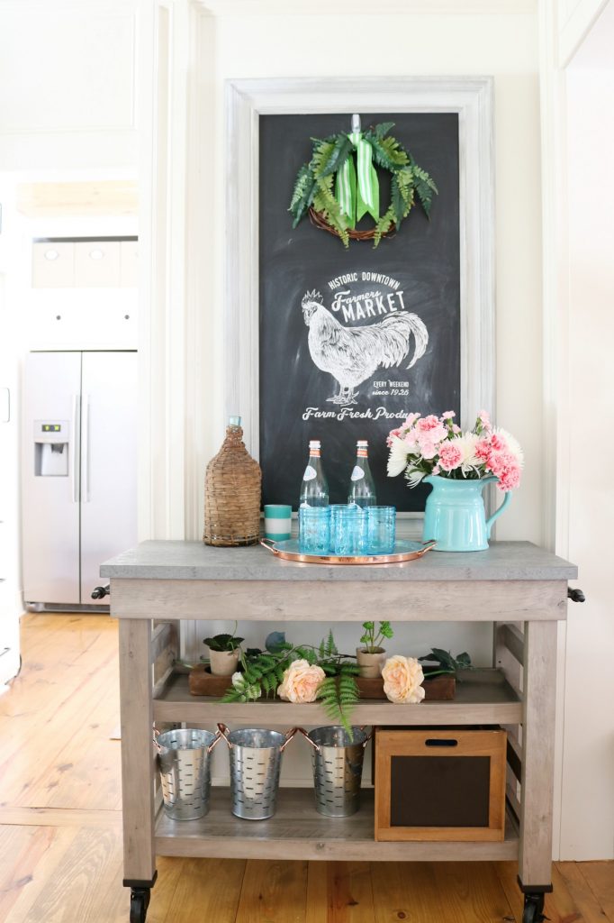 Casual dining room with comfy chairs perfect for lingering longer, love the mix and match.